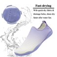 thumbnail image 6 of Stepedia Men Women Water Shoes Quick-Dry Swim Shoes for Beach Sport Surf Yoga Exercise, White Purple, 6 of 6