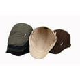 thumbnail image 3 of Unisex Retro Quilted Newsboy Cap for Adults Breathable Cotton Flat Cap with Adjustable Buckle for Spring Summer Fashion Outdoor Travel Everyday Casual Apparel Accessory, 3 of 8