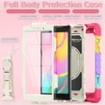thumbnail image 3 of TECH CIRCLE Bumper Case for Samsung Galaxy Tab A 8.0 (SM-T290) Tablet 8" 2019 Version, Shockproof Protective Cute Kids Case with Screen Protector & Hand Strap & Kickstand & Shoulder Strap, Red, 3 of 7