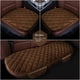 thumbnail image 5 of Cojín de coche de invierno de tres piezas de una sola pieza sin respaldo cojín de asiento de felpa cojín de asiento antideslizante sin ataduras suministros para coche, 5 of 5