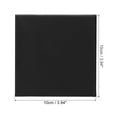 thumbnail image 2 of Uxcell Paint Canvases for Painting, 6 Pack 4x4 Inch Square Wood Frame Stretched Blank Art Board Panels Black, 2 of 5