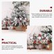 thumbnail image 4 of Letrero de puerta colgante de Navidad, letreros de corona de bienvenida con timbre, decoraciones colgantes de árbol de Navidad para puerta de entrada de vacaciones, decoración de i, 4 of 5