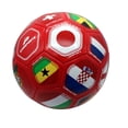 thumbnail image 4 of Icon Sports Size 3 Soccer Ball, National Teams World Clubs, Country Flags Soccer Ball - Red, 4 of 4