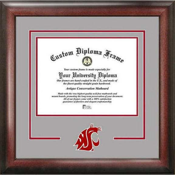 Washington State Cougars 11" x 14" Spirit Diploma Frame