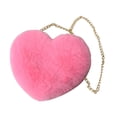 thumbnail image 2 of Crossbody Bag Solid Color All-Matched Heart Shape Zippered Closure Handbag for Women-21, 2 of 8