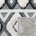 thumbnail image 4 of SAFAVIEH Cottage Leptis Geometric Indoor/Outdoor Runner Rug, Ivory/Black, 2' x 8', 4 of 6