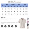 thumbnail image 3 of Mens Golf Shirt Quick Dry Stretch Zip Short Sleeve Polo Shirt, 3 of 6