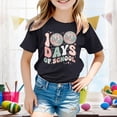 thumbnail image 2 of HABDGIKS T-Shirts d'Été pour Filles Garçon Mignon Décontracté Doux Imprimé Col Rond Manches Courtes Amples, 2 of 4