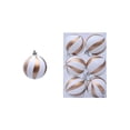 thumbnail image 2 of Aufmer 6 Pcs Colorful Holiday Decorations, 2.36in Plastic Hanging Baubles(Gold), 2 of 6