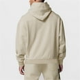 thumbnail image 5 of kamemir Men's Pull Over Hoodie(Beige,S), 5 of 6