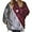 Burgundy/Gray, variant on Wearable Blanket Hoodie for Kids, Oversized Hooded Blanket One Size Fits All, Reversible Plush Microfiber, Navy/Planet