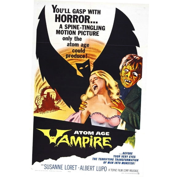 Z Posters Atom Age Vampire Movie Poster 11Inx17In Wall Art 11x17 Poster Color Category: Multi, Unframed, Ages: Adults