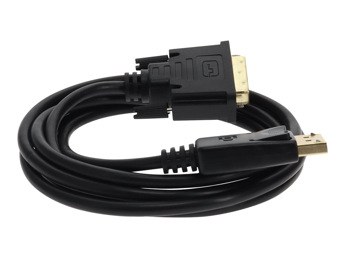 AddOn 6ft DisplayPort Male to DVI-D Male Black Adapter Cable (Requires DP++)
