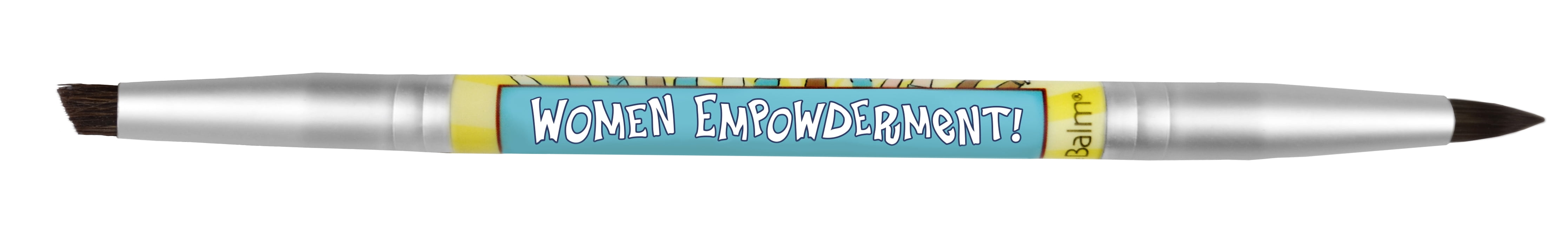 theBalm Women Empowderment, Double-Ended Eyebrow/Eyeliner Brush
