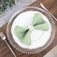 thumbnail image 6 of Balsa Circle 10 Pieces 17" Sage Green Polyester Fabric Napkins Wedding Dinner, 6 of 8