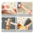 thumbnail image 5 of Robud Blue Wooden Tool Bench for Kids,Toy Play Workbench Workshop with Tools Set Gift for 3+ Year Boys Girls, 5 of 10