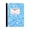 Blue, variant on Composition Book, Marble Notebook, Wide Ruled Journal, 100 Sheets 200 Pages, 7.5x9.7 Inch Sewn Binding, for Lecture Notes, Office Meeting, Daily Diary, Black, LJAI