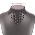 thumbnail image 2 of 1 Uds. Gargantilla de encaje negro, collar de cuentas, collares con borlas, Gargantilla de flores huecas góticas, accesorios de joyería para mujeres y niñas ER, 2 of 5