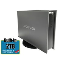 Avolusion PRO-5X Series 2TB USB 3.0 External Gaming Hard Drive for PS4 Original, Slim & Pro (Grey) - 2 Year Warranty