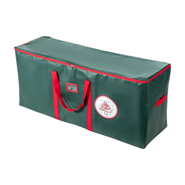 GROWTH TANK Christmas Tree Storage Bag Label Card Slot Christmas Tree Bag Zipper Closure Green