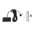 thumbnail image 2 of Interrupteur d'alimentation PC de bureau externe, bouton d'alimentation PC Lumière RVB pour la maison, 2 of 7