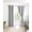 Gray, variant on Sage Green Grey Striped Blackout Curtains 45 Inches Long,Thermal Insualted Grommet Curtains & Drapes,Minimalist Farmhouse Stripe Room Darking Curtains for Living Room Bedroom 2 Panels 42"W x45"L