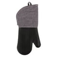 thumbnail image 4 of KAF Home  Strada Silicone & Cotton Oven Mitt - Set Of 2 - 7"H x 15"W x 3"D Blue, 4 of 5
