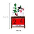 thumbnail image 2 of Billuyoard Calendario de Navidad Ciervo de dibujos animados Cuenta regresiva ajustable Resistente al desgaste Inastillable Calendarios Kits de decoración para fiestas Adular, 2 of 6