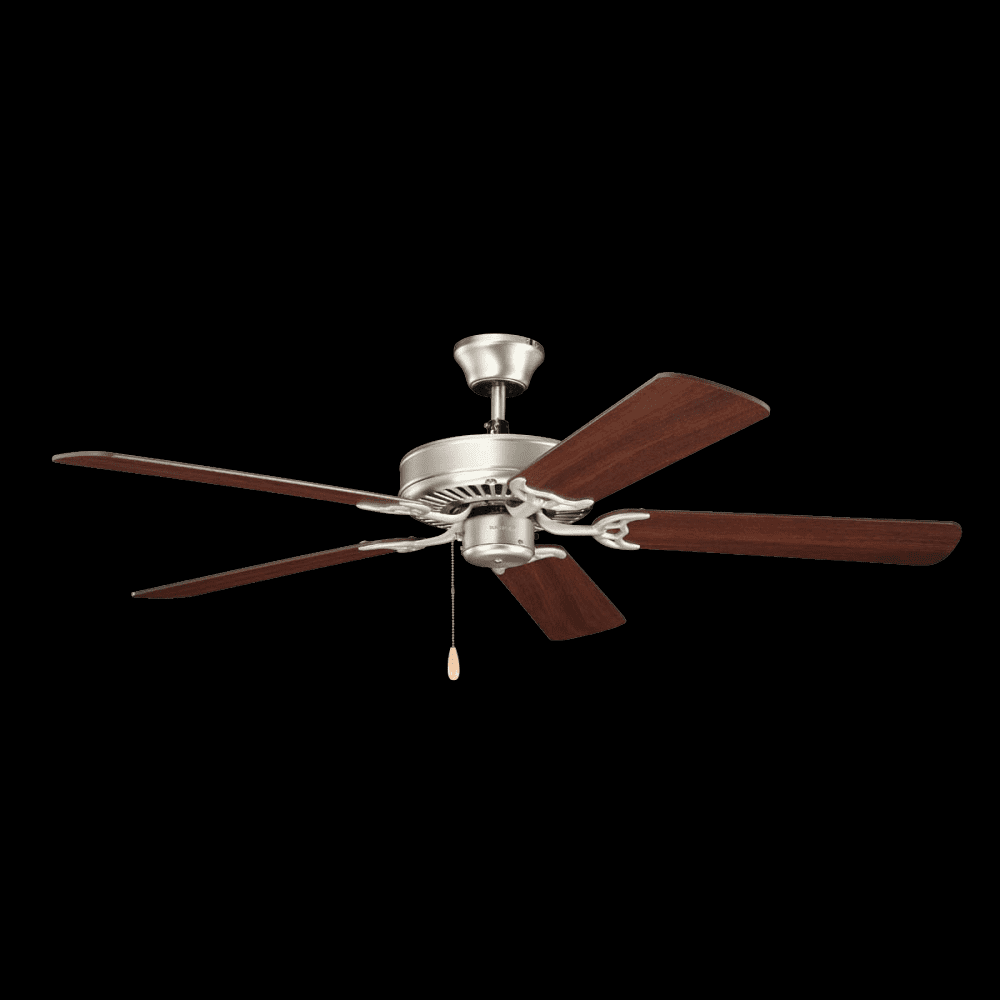 Kichler Lighting 404NI7 Basics Indoor Ceiling Fan, Brushed Nickel