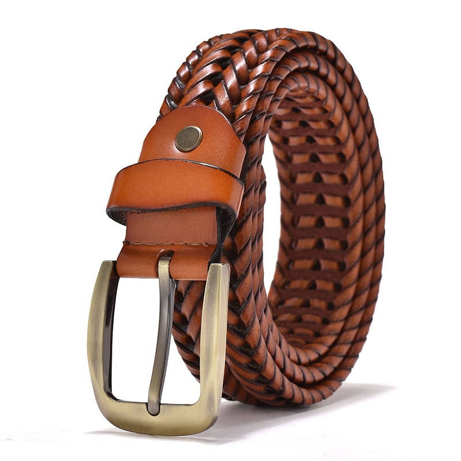 Leather weave belts sale