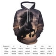 thumbnail image 7 of LAOLIUSN Novelty Horse Print Hoodie Animal 3D Pattern Sweatshirt Hooded Pullover with Pocket S-4XL, 7 of 7