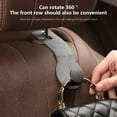 thumbnail image 5 of Car Accessories Portable Leather Car Seat Back Hidden Hooks Invisible Gasoline Car Rear Backpack Small Things Storage Hooks on Clearance, 5 of 8