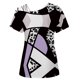 thumbnail image 5 of Camiseta sin tirantes con estampado de amor de manga corta y cuello redondo de verano para mujer Blusas OAVQHLG3B Store  lin121212, 5 of 5