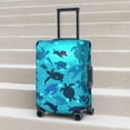 thumbnail image 3 of Wukai World Turtle Day Elastic Luggage Cover: Personalized Protection for Your Suitcase - Fits 19~29-inch, Washable & Durable Travel Companion-X-Large, 3 of 8