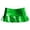 Green, variant on Kilaqueen Women's Metallic Ruffle Mini Skirt, Low Rise Shiny Flared Micro Skirt for Dance Performances, Festivals, Parties and Costume Outfits