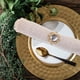 thumbnail image 5 of Elegantes servilleteros acrílicos para decoración de mesas de bodas, banquetes y cenas en un brillante acabado azul., 5 of 8