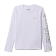 thumbnail image 1 of Camiseta Columbia para niñas PFG Tidal, manga larga, blanca, 1 of 3