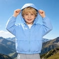 thumbnail image 6 of Boys Girls Waterproof Rain Jacket Lightweight soft Kids Windbreaker Hooded Coat Size 4-5 Years, 6 of 9
