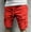 Red, variant on jsaierl Men's Cargo Shorts Relaxed Fit Multi Pockets Shorts Work Combat Shorts Durable Workwear Cargo Shorts