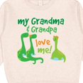 thumbnail image 3 of Inktastic Grandma Grandpa Love Me Dinosaurs Toddler Sweatshirt, 3 of 4