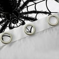 thumbnail image 4 of Manfei Gothic Spider Web Curtains Pack of 2 (42x84 Each) for Kids, Happy Halloween Curtains Blackout, White Black Damask Bedroom Curtains, Living Room Curtains Decor, 4 of 6