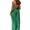 Green, variant on Summer Dress for Women Casual Sleeveless Backless Pleats Spaghetti Strap Dress Openwork Print Beach Vacation Dress(Army Green,S)