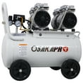 thumbnail image 5 of 2.5 HP Silent Air Compressor 13 Gallon, Oil-Free, Electric Shop Air Compressor Portable,Lightweight with Wheels, 70 dBA Noise Level, with Automatic Drain Valve,Light Gray, 5 of 28