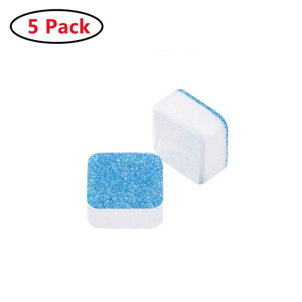 Washing Machine Cleaner Descaler 5 Pack Deep Cleaning Tablets, Clean