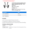 thumbnail image 2 of Tie Rod End and Steering Bellows Kit 4 Piece - Compatible with 2007 - 2013 BMW 335i 2008 2009 2010 2011 2012, 2 of 2