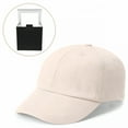 thumbnail image 4 of LAMIRO 2pcs Foldable Cardboard Hat Storage Boxes Clear Display Case for Travel Cowboy Hats and Baseball Caps Organizer, 4 of 6