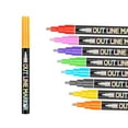 thumbnail image 2 of Metal Flash Fluorescent Marker Pens,Dual-tip Watercolor Highlighter,Bright Colors for Painting Drawing Sketching,Kids Adult Art Supplies,Creative Stationery Set,3ml Ink,Durable Ink, 2 of 5