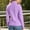 Purple, variant on Microfleece Full Zip-Up Jackets For Women Fall Winter Collared Long Sleeve Warm Casual Basic Coats With Pockets S-XXL