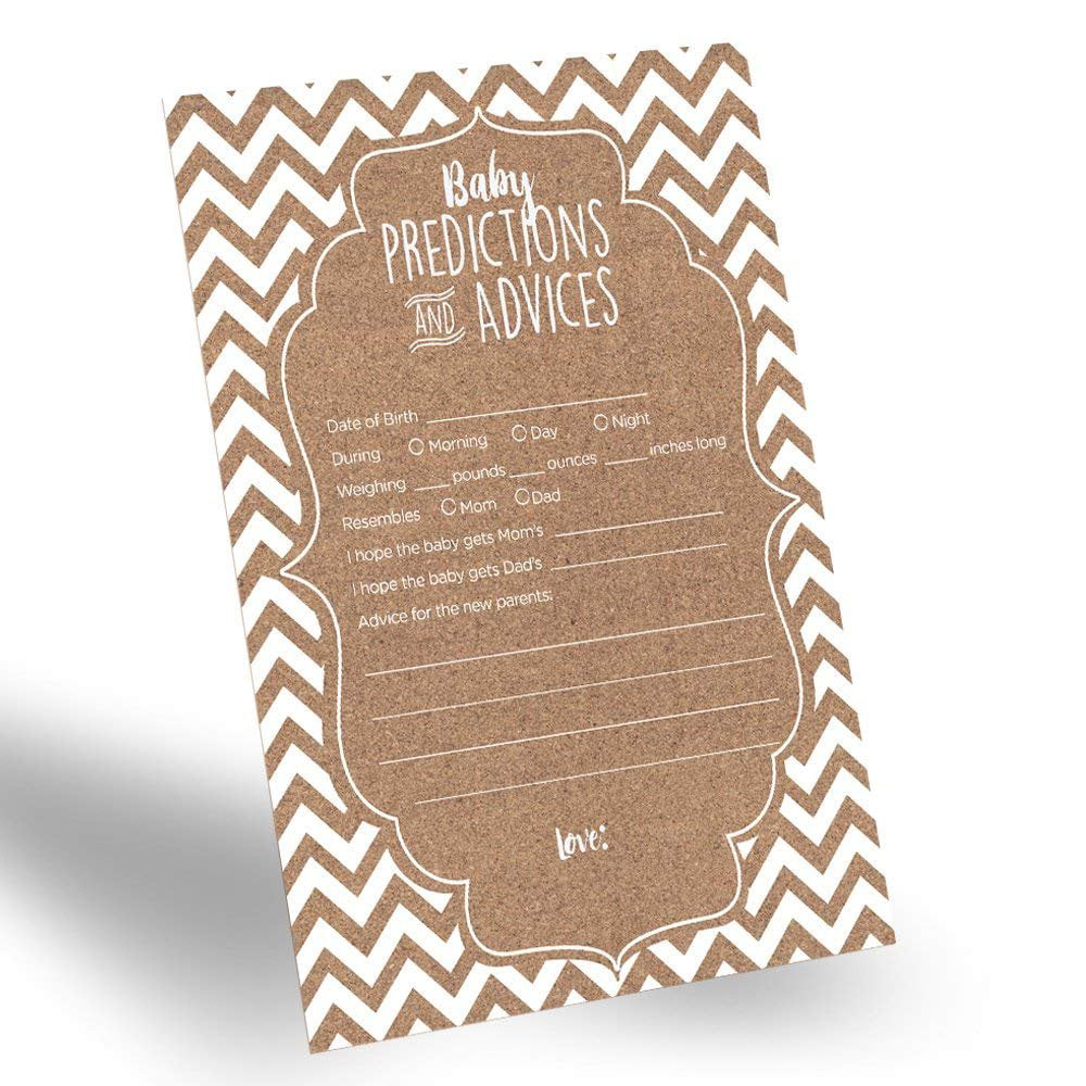 Details about  / SUCCULENTS Prediction and Advice Cards GENDER NEUTRAL Baby Sho... Pack of 25