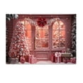 thumbnail image 2 of HongHeng Christmas Window Backdrop for Photography Winter Snow Scene Xmas Party Decorations Background Christmas Festival Party Banner Backdrop 39x47in, 2 of 6
